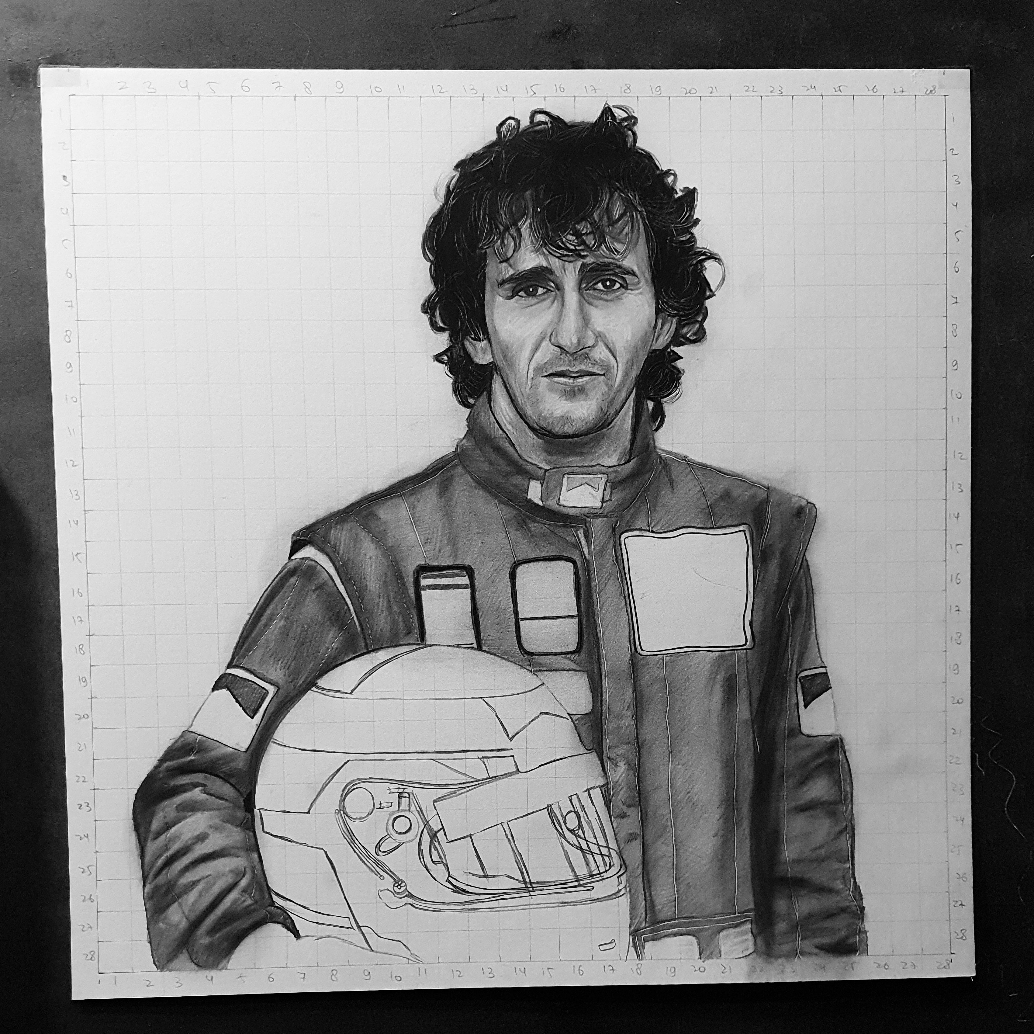 Picture of Collectible Plata Legends Prost Sketch 2