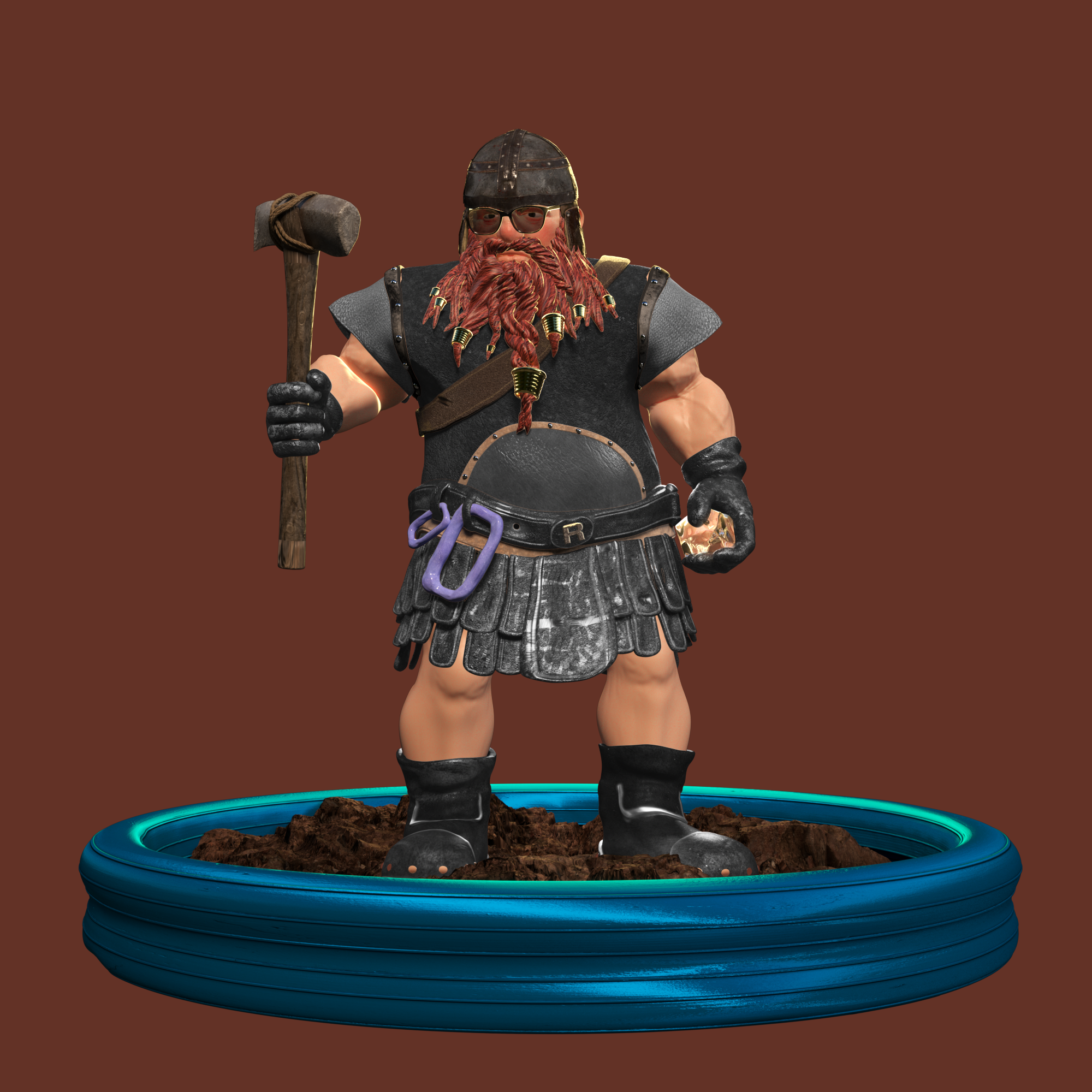 Picture of Collectible Dwarf Miner #1059