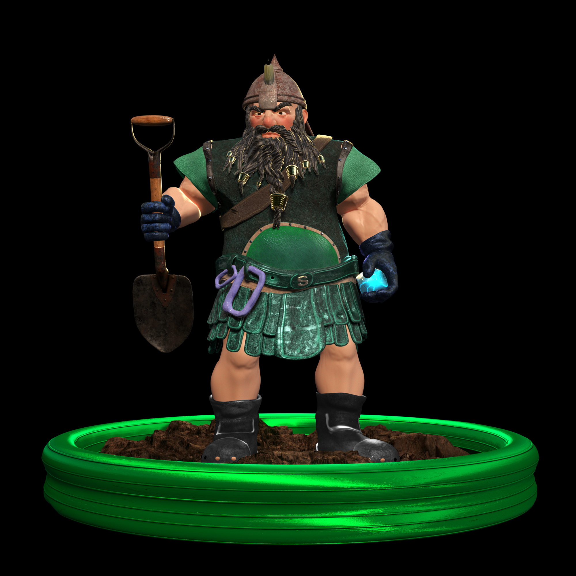 Picture of Collectible Dwarf Miner #120