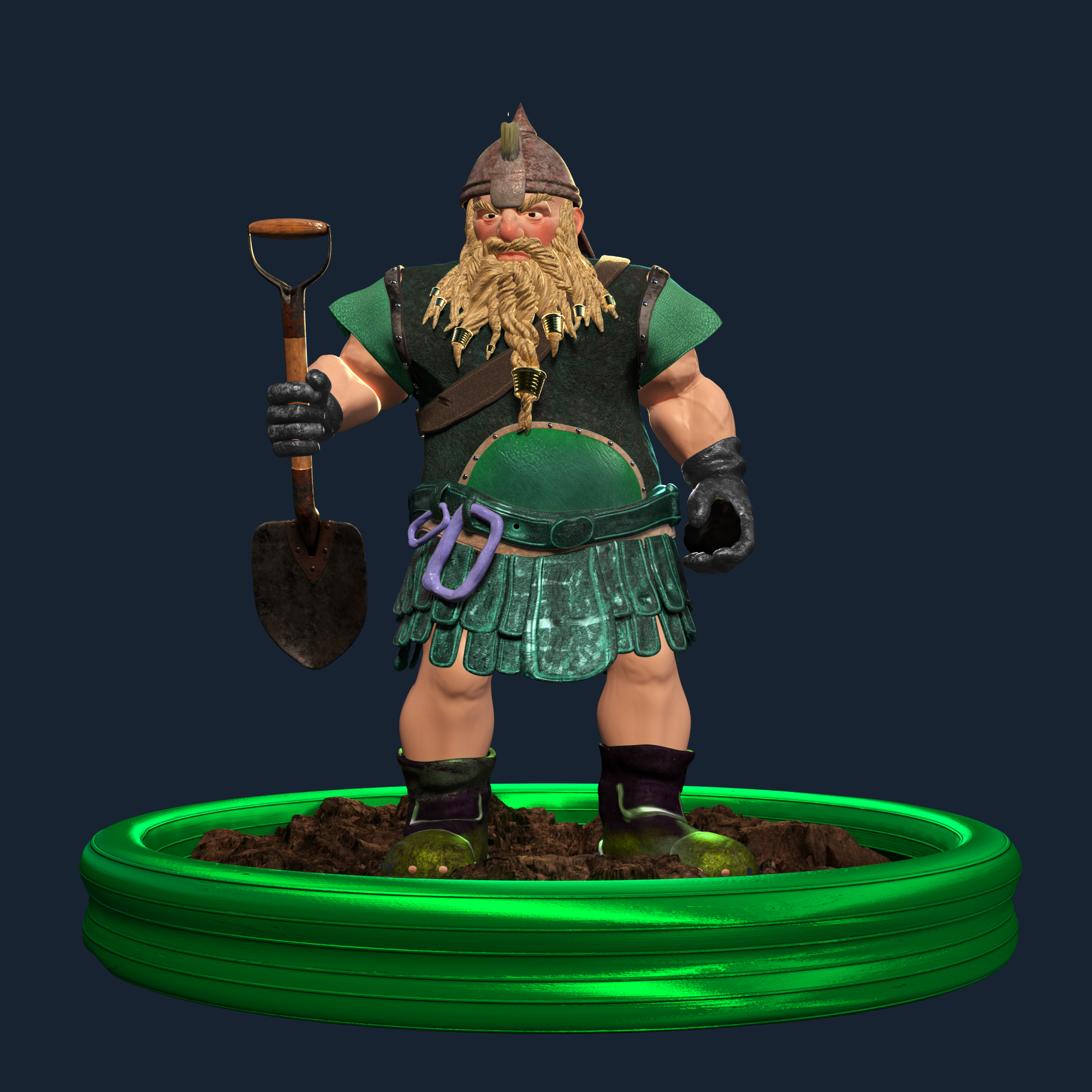 Picture of Collectible Dwarf Miner #121