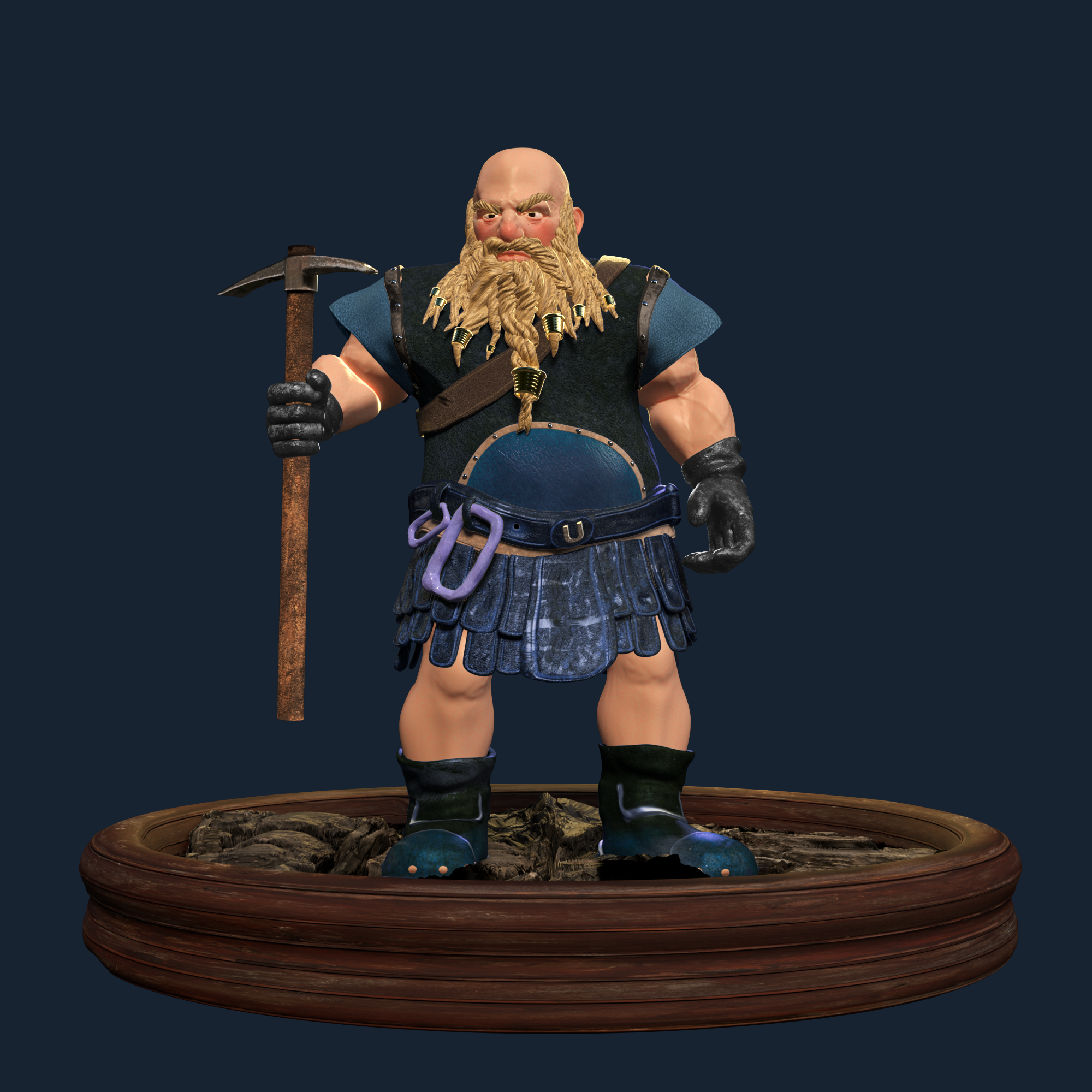 Picture of Collectible Dwarf Miner #1239