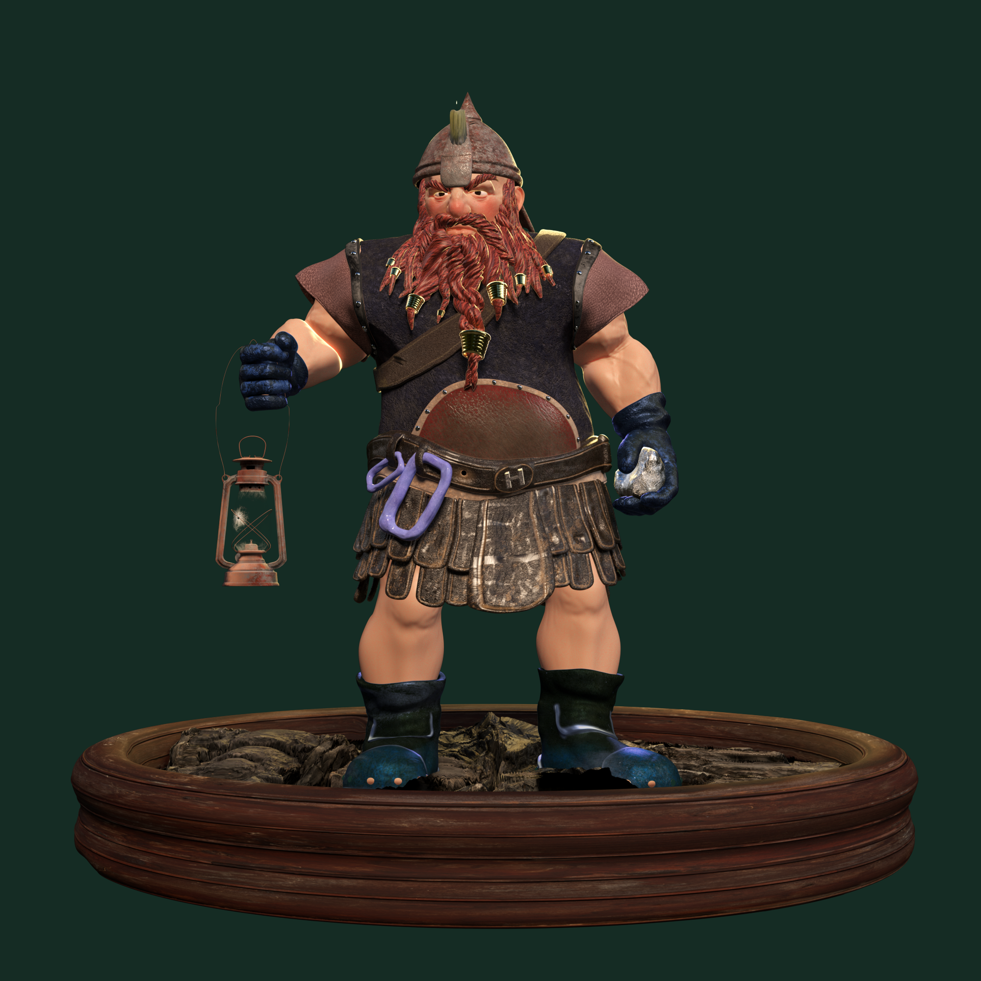 Picture of Collectible Dwarf Miner #19