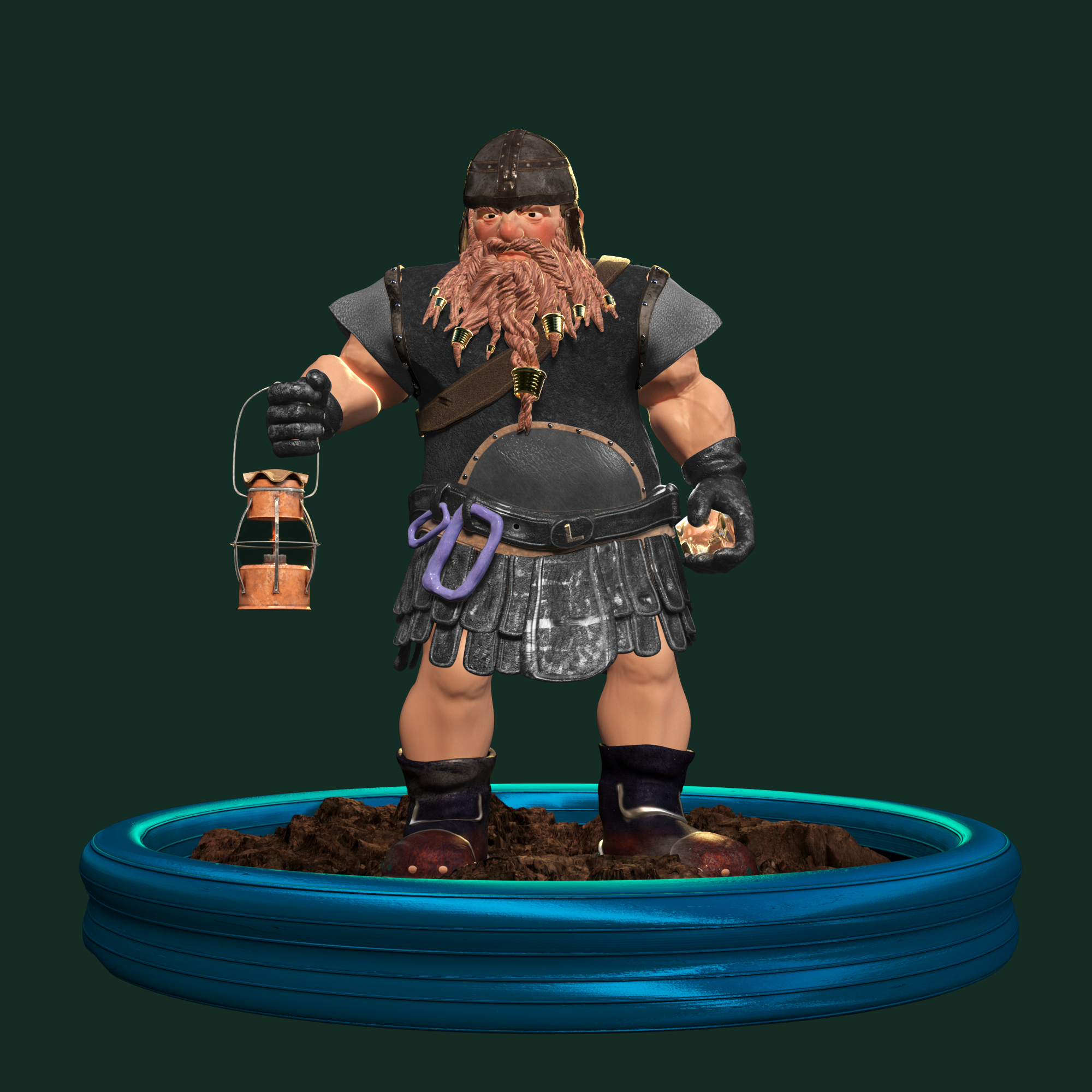 Picture of Collectible Dwarf Miner #192