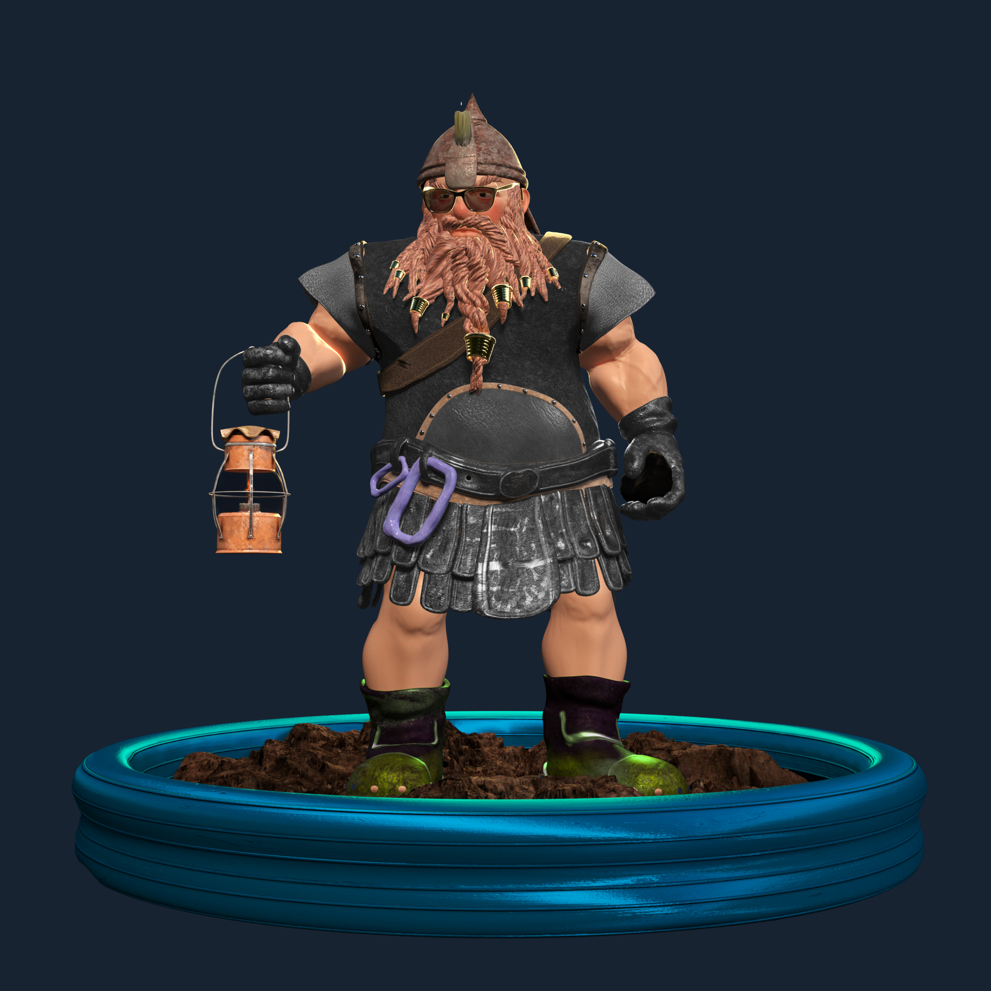 Picture of Collectible Dwarf Miner #208