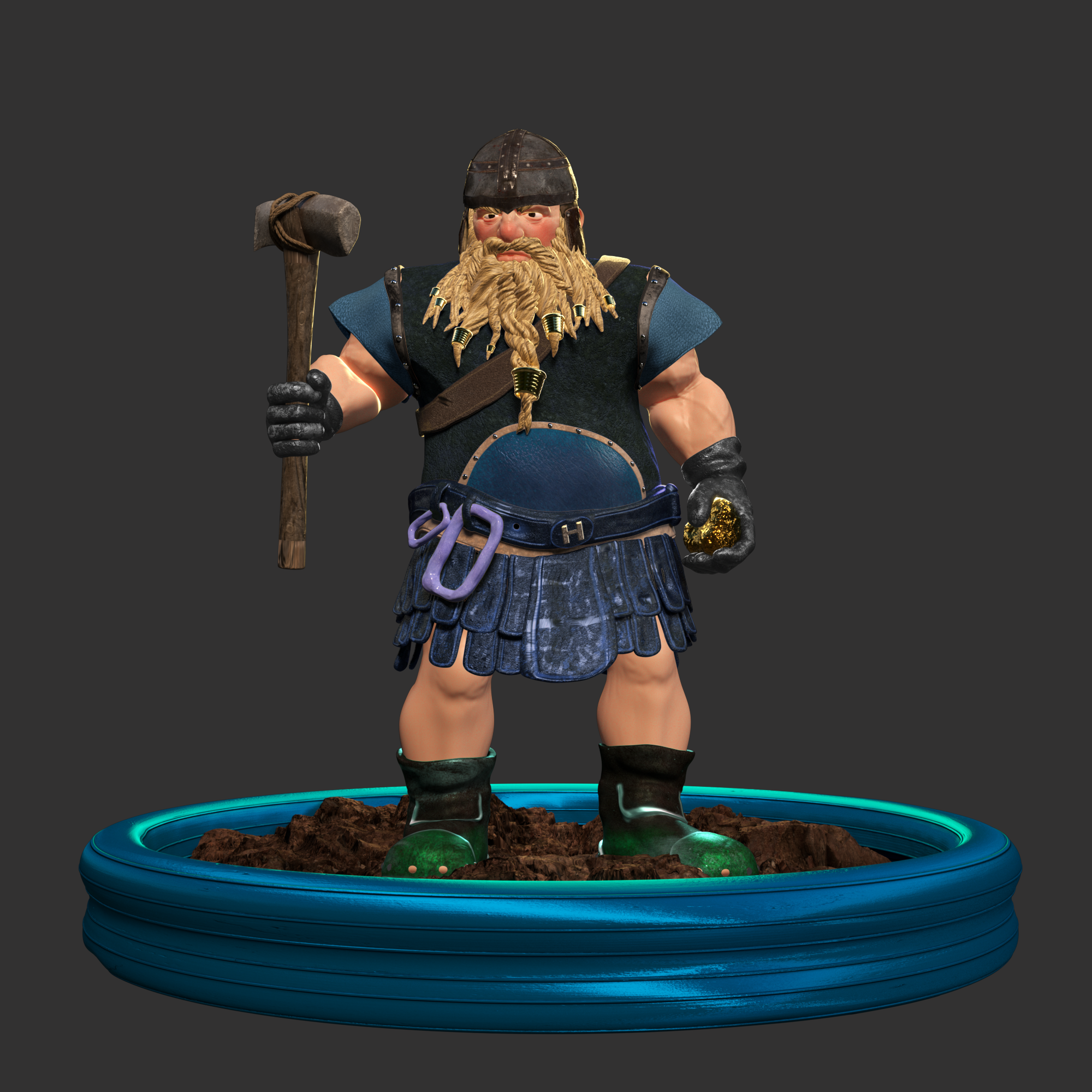 Picture of Collectible Dwarf Miner #267