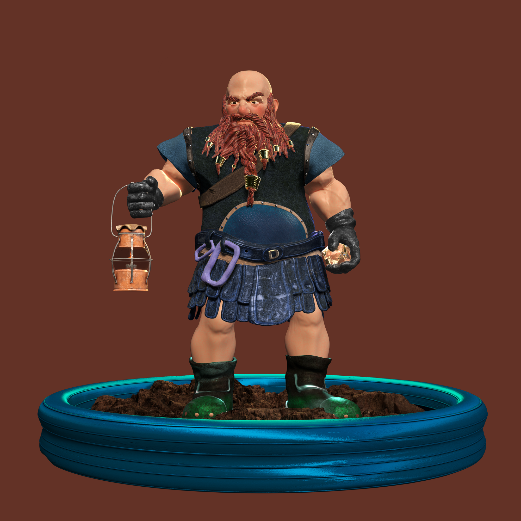 Picture of Collectible Dwarf Miner #279