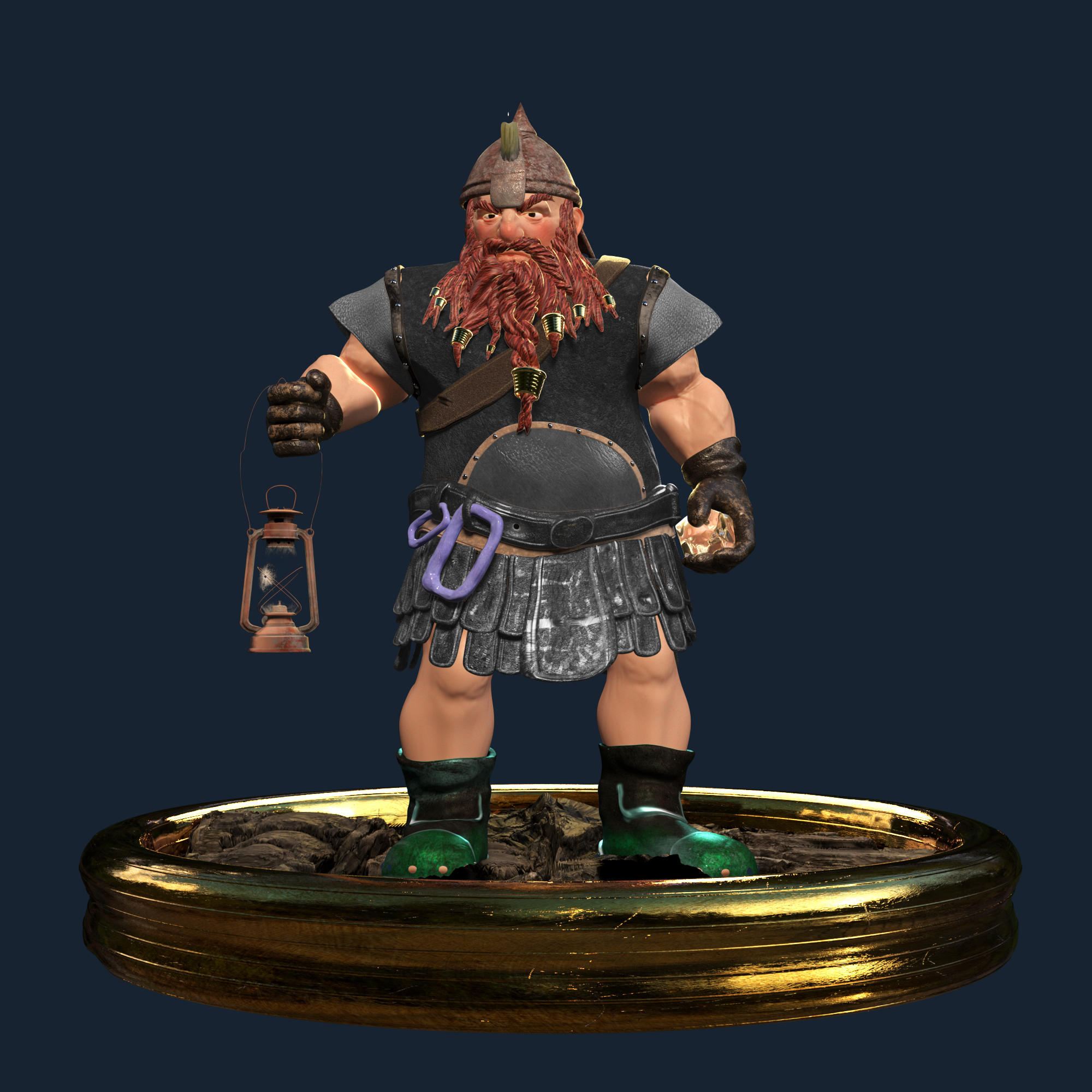 Picture of Collectible Dwarf Miner #28