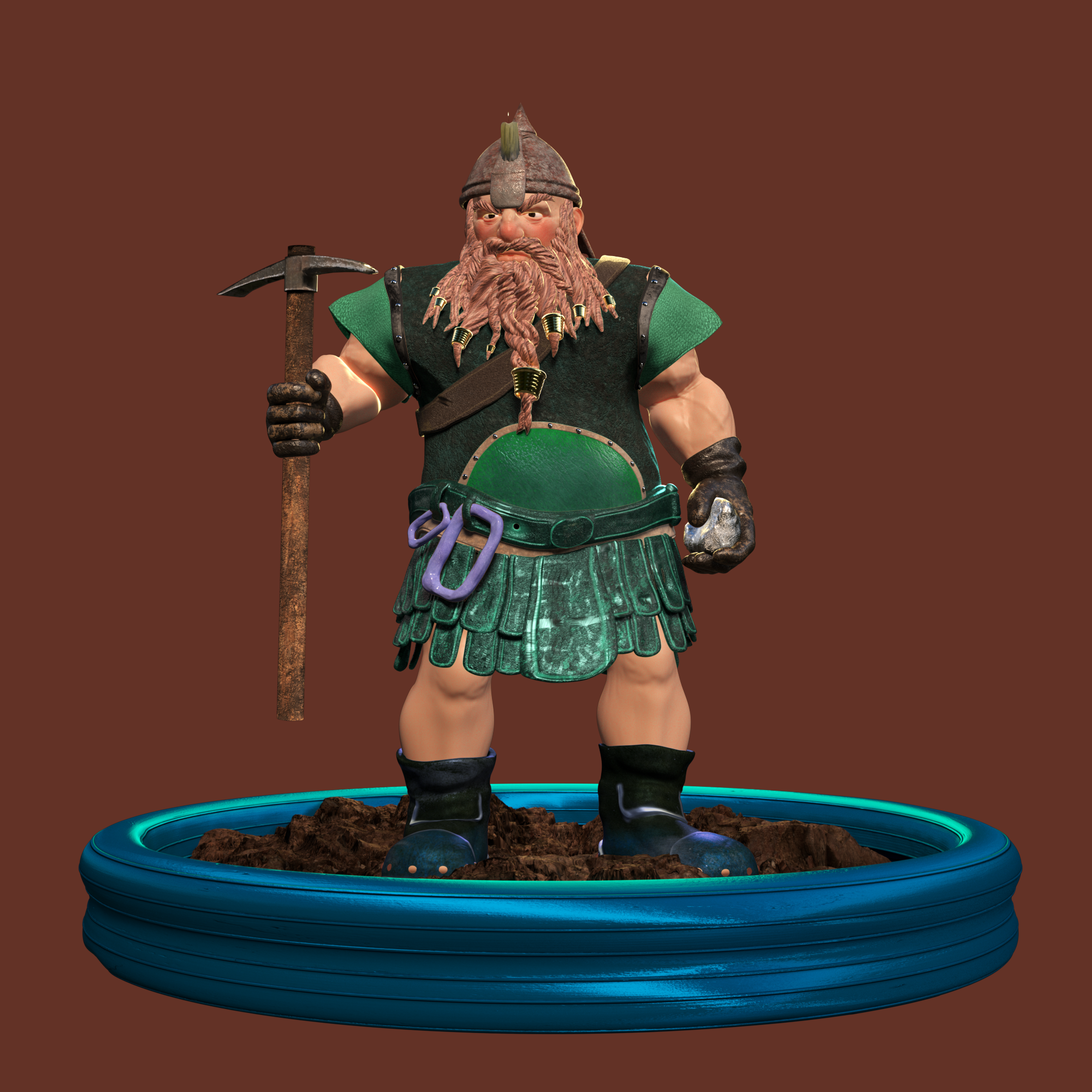 Picture of Collectible Dwarf Miner #285