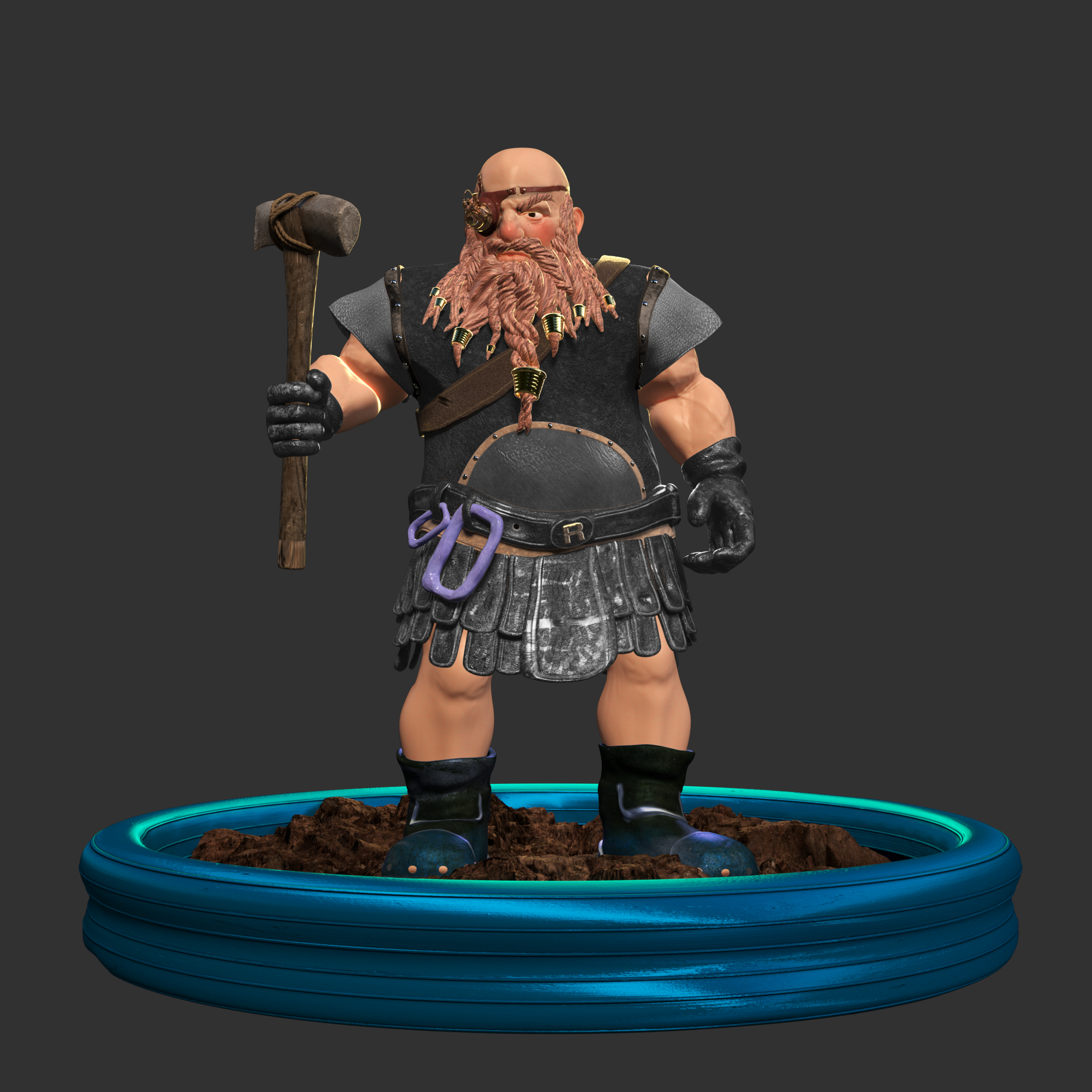 Picture of Collectible Dwarf Miner #329