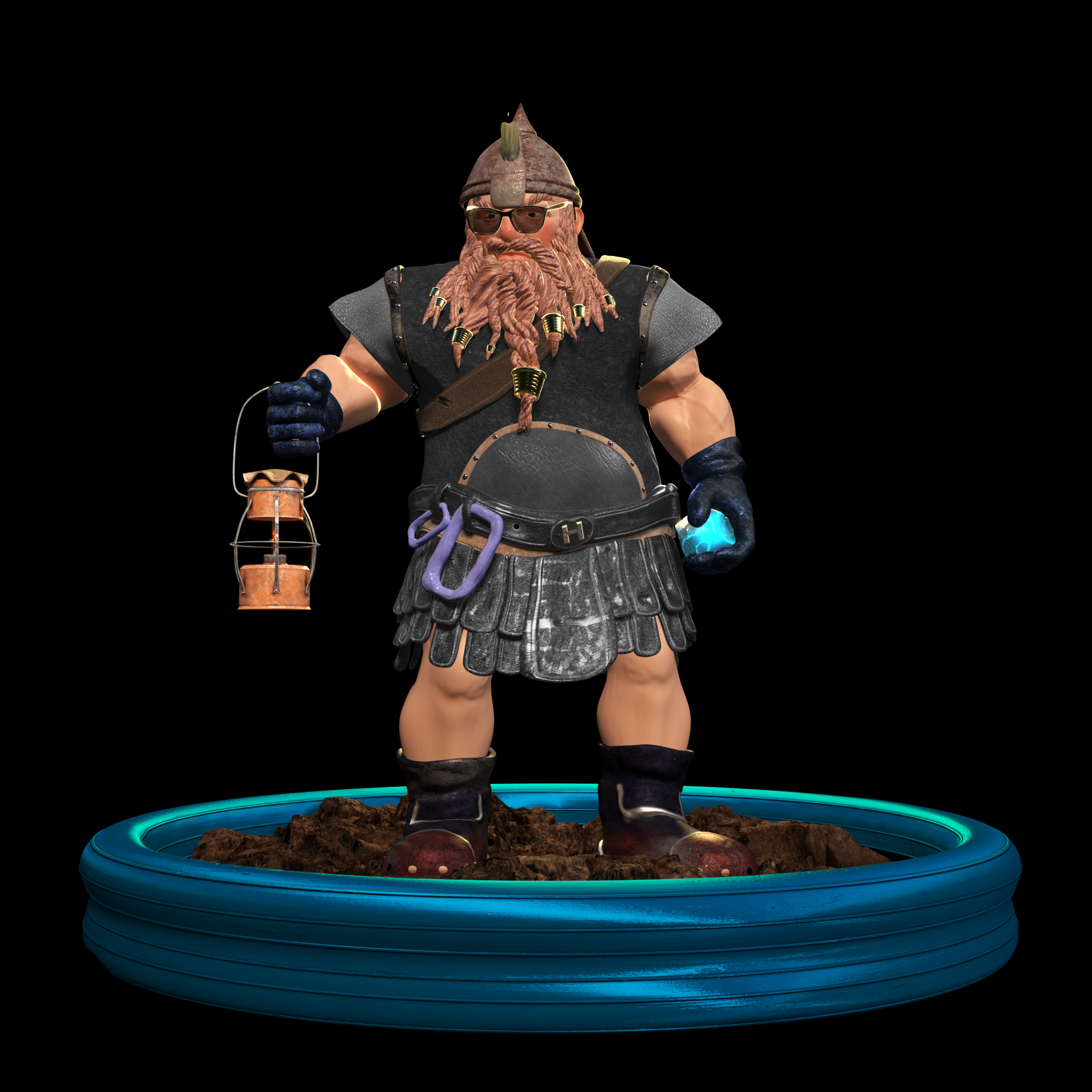 Picture of Collectible Dwarf Miner #34