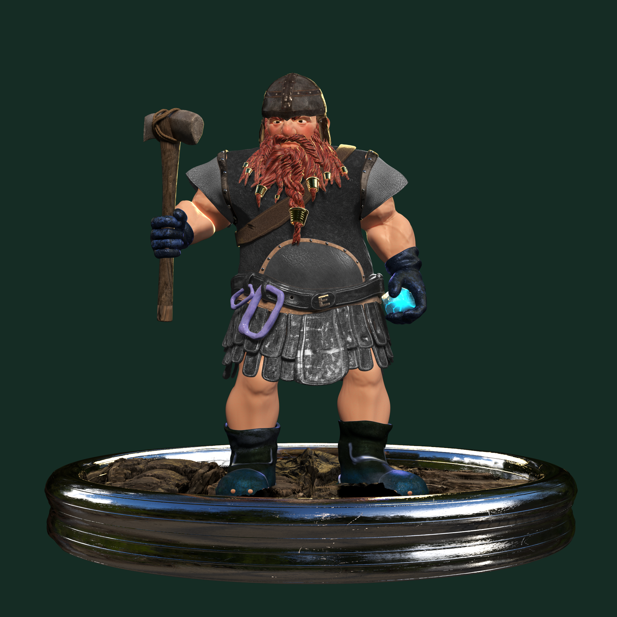 Picture of Collectible Dwarf Miner #382