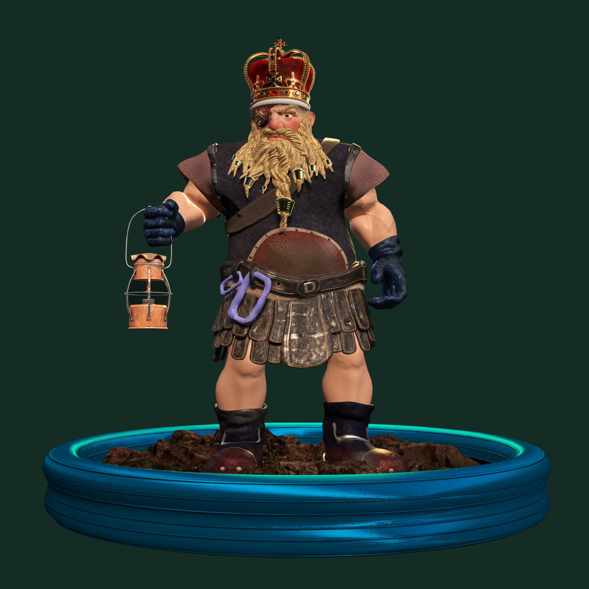 Picture of Collectible Dwarf Miner #428