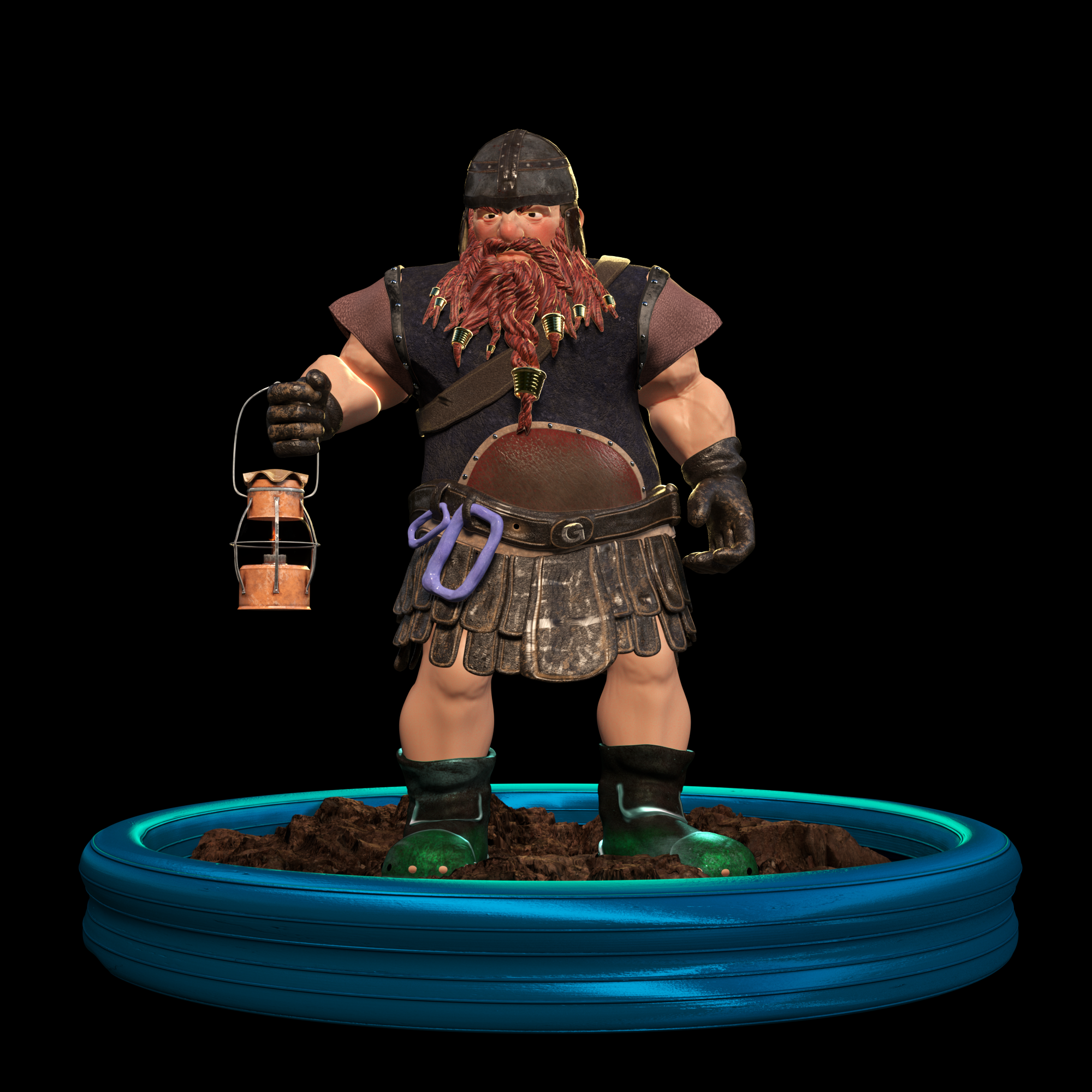 Picture of Collectible Dwarf Miner #451