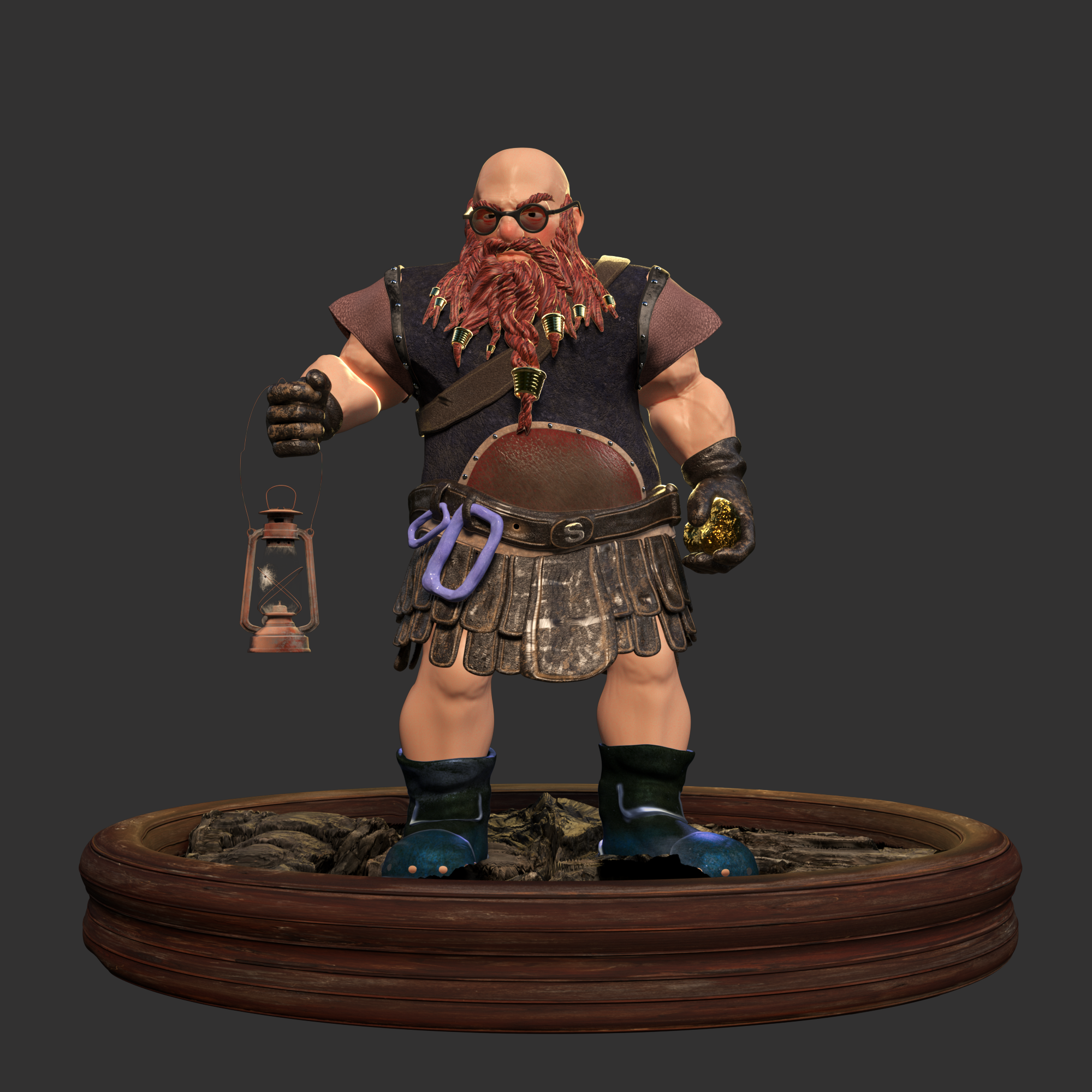 Picture of Collectible Dwarf Miner #461