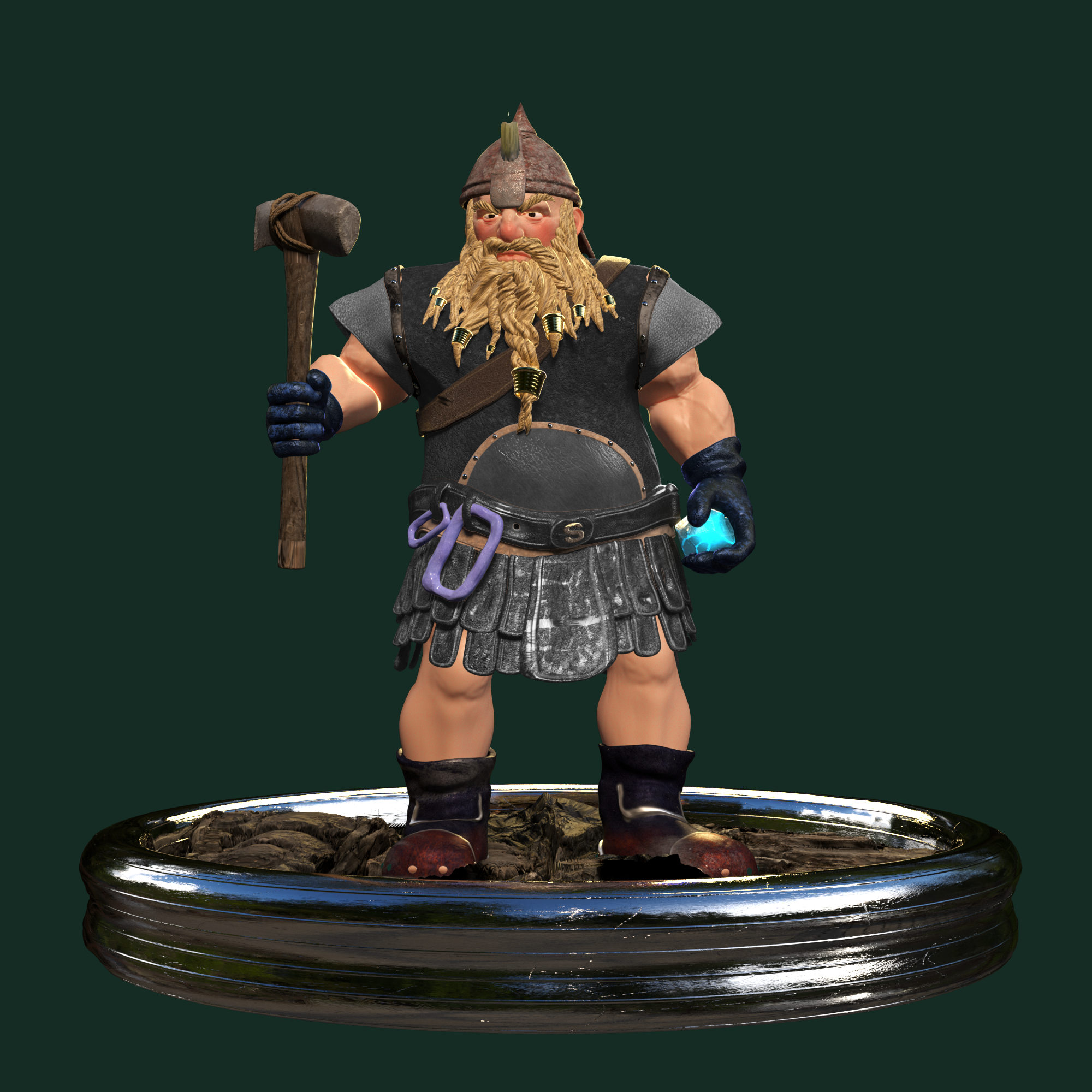 Picture of Collectible Dwarf Miner #467