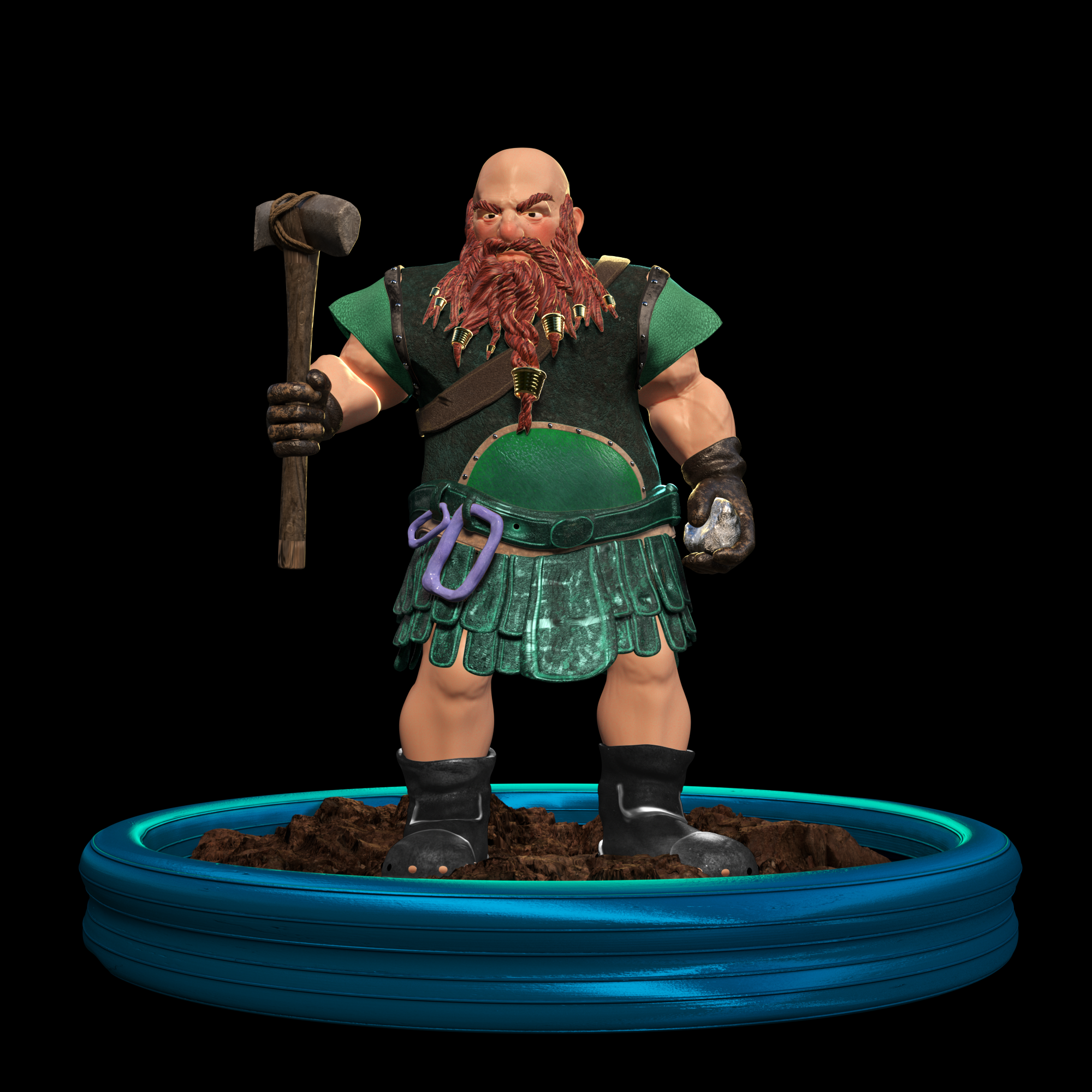 Picture of Collectible Dwarf Miner #559