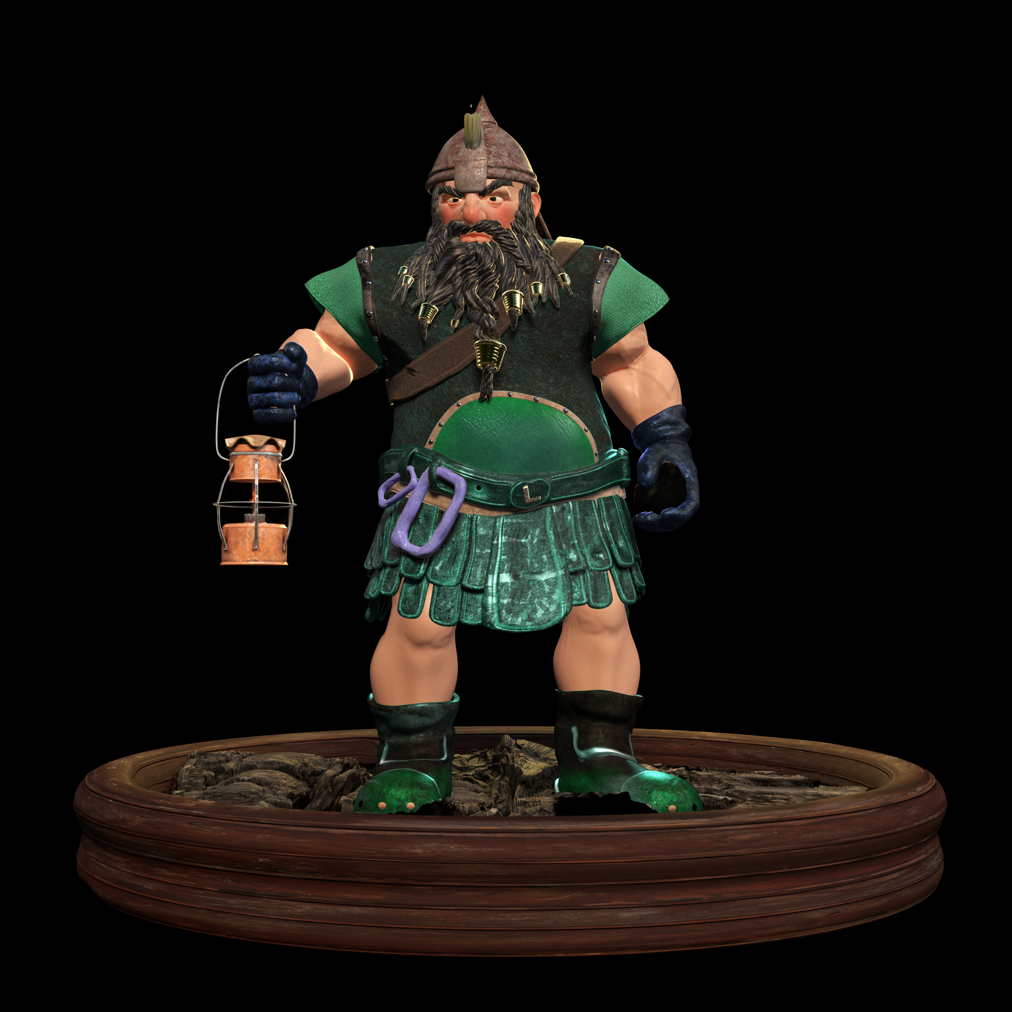 Picture of Collectible Dwarf Miner #72