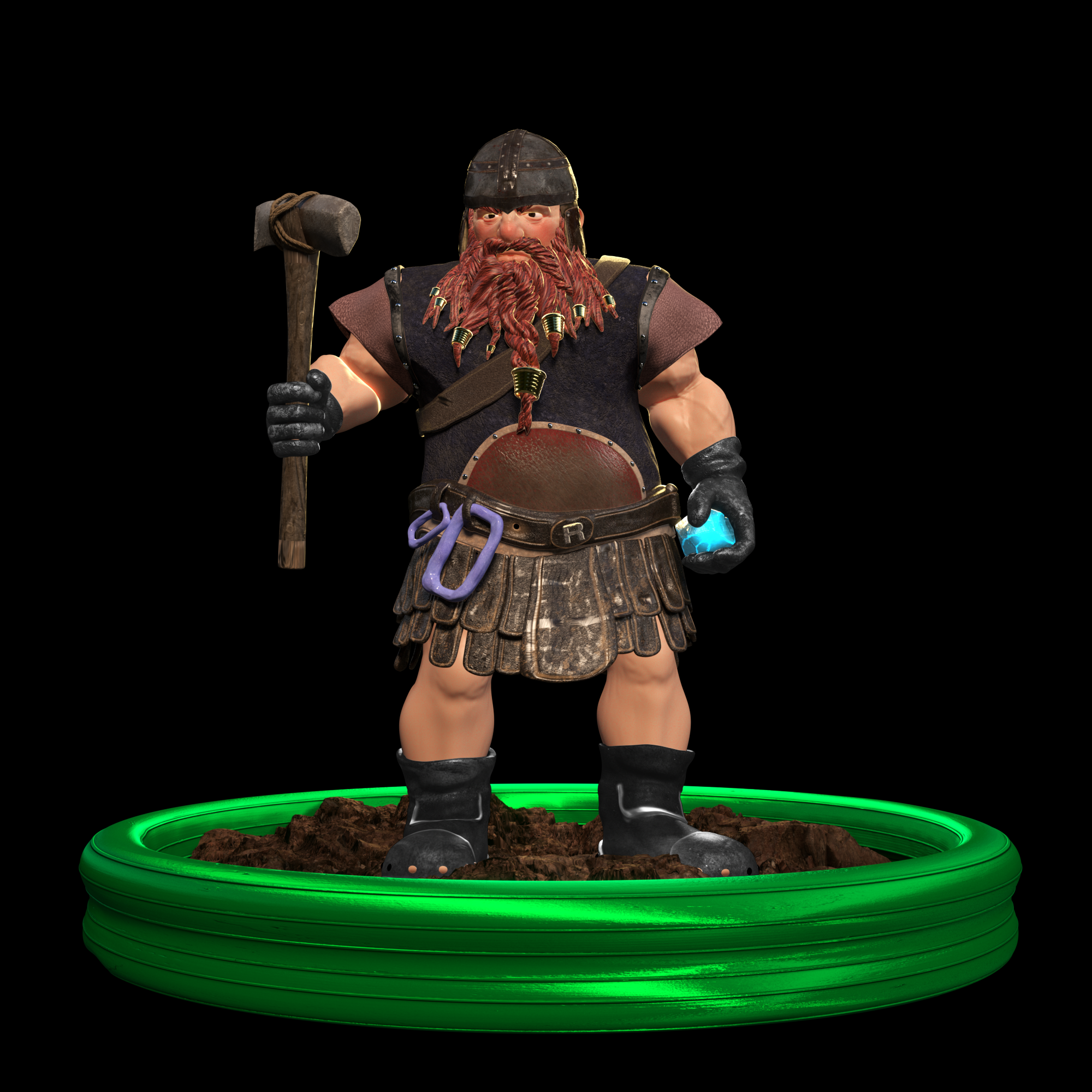 Picture of Collectible Dwarf Miner #795