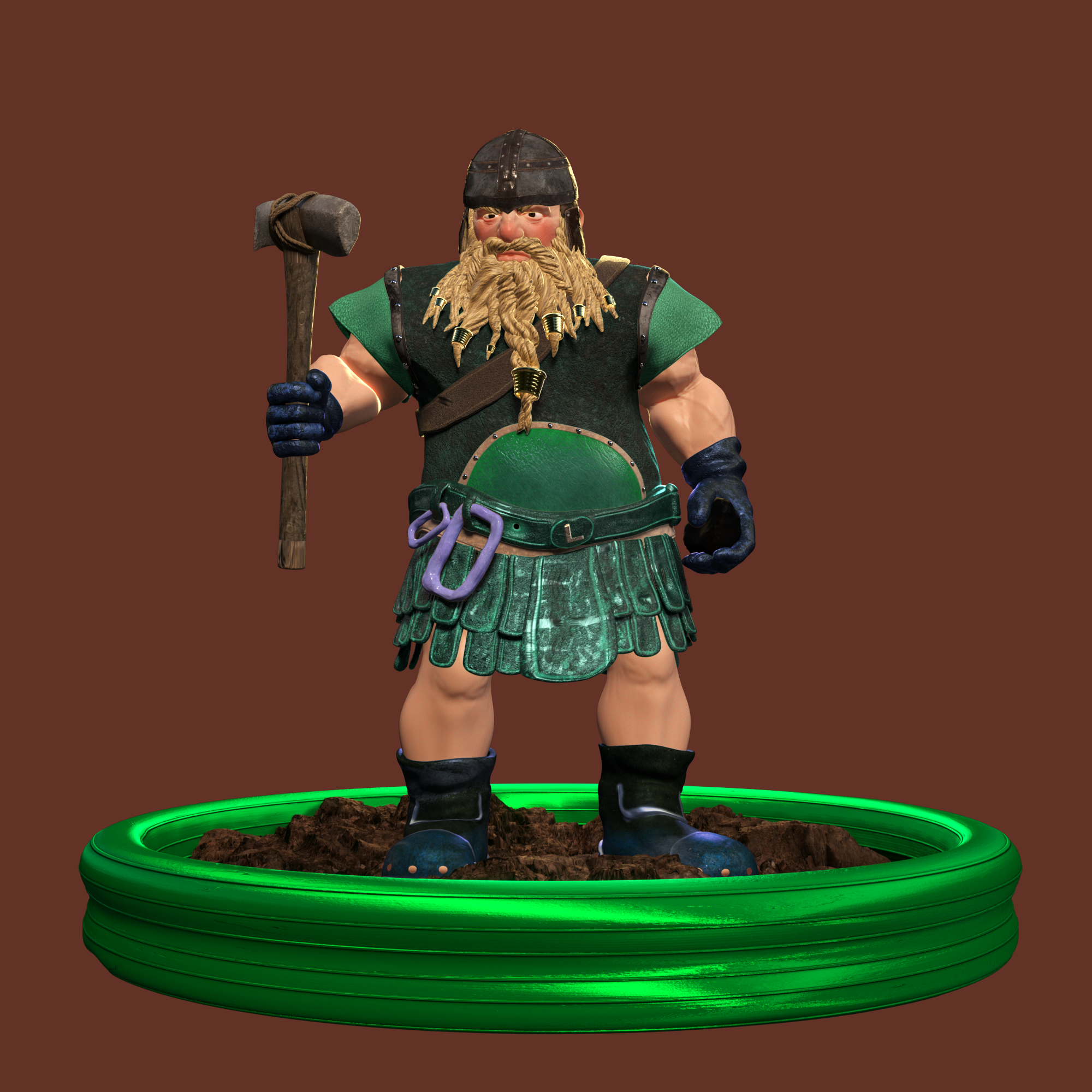 Picture of Collectible Dwarf Miner #899