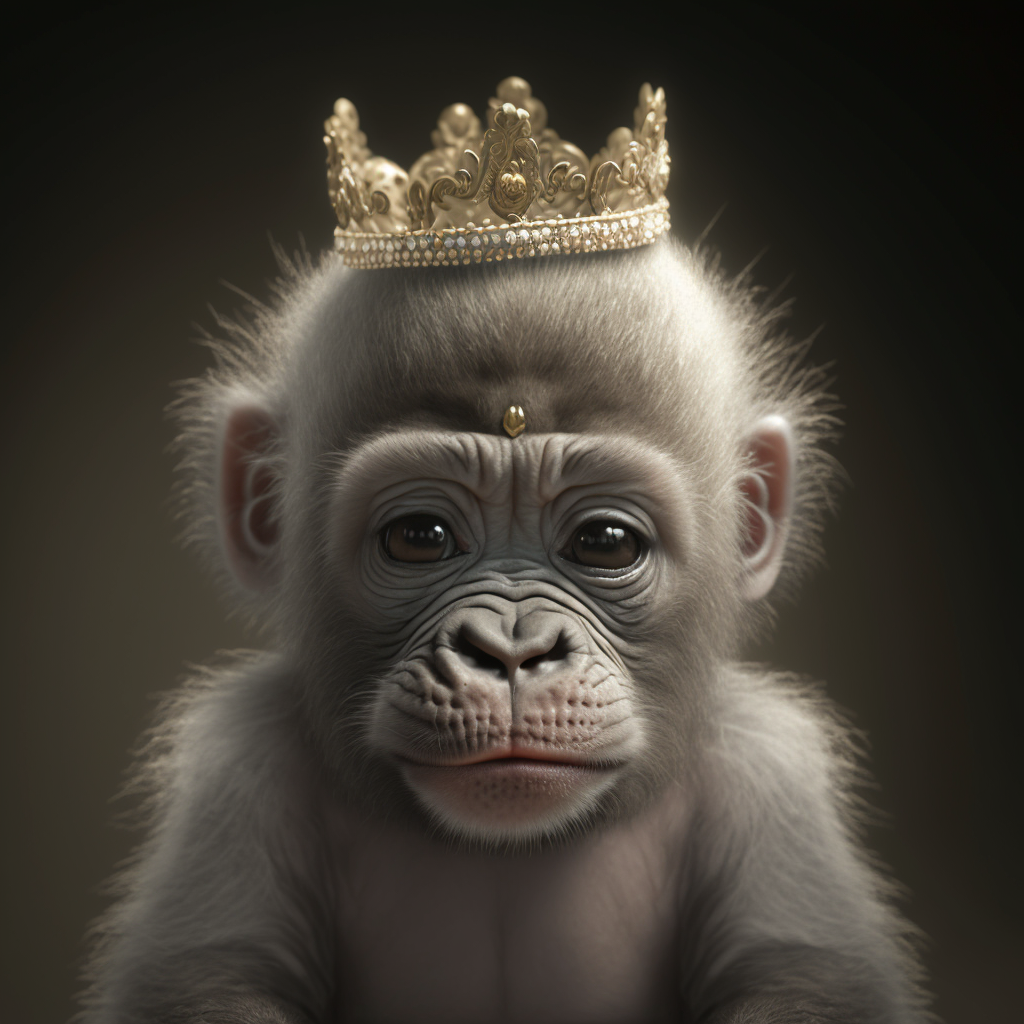 Picture of Collectible White Pearl Gorilla