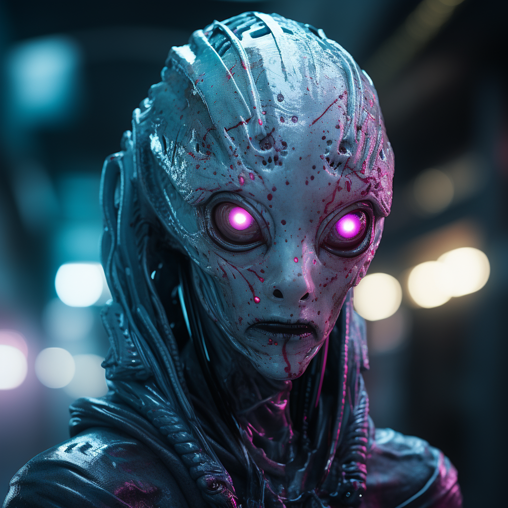 Picture of Collectible Cyberpunk Alien #37