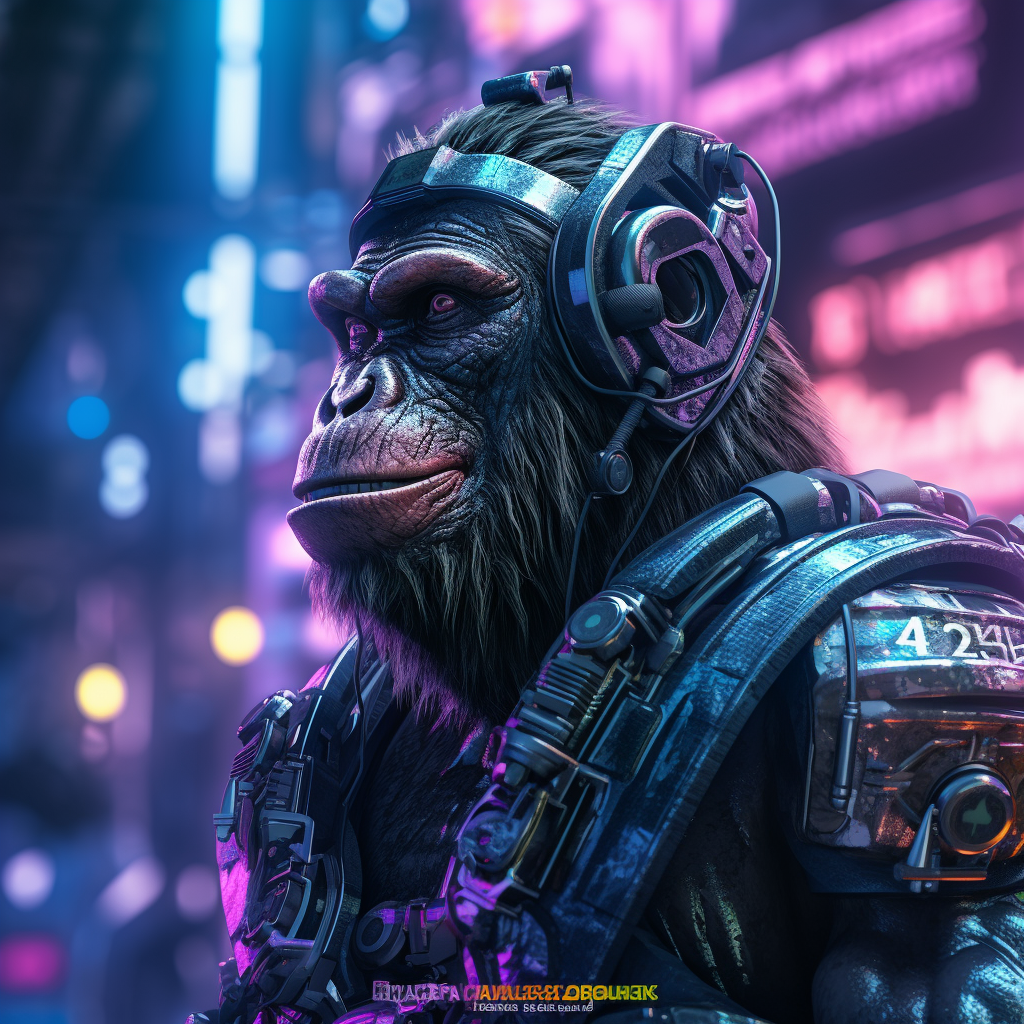 Picture of Collectible Cyberpunk Ape #256