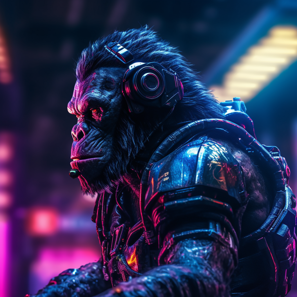 Picture of Collectible Cyberpunk Ape #32