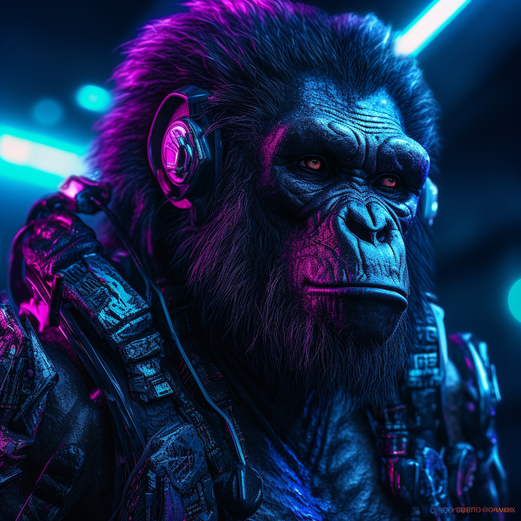 Picture of Collectible Cyberpunk Ape #4