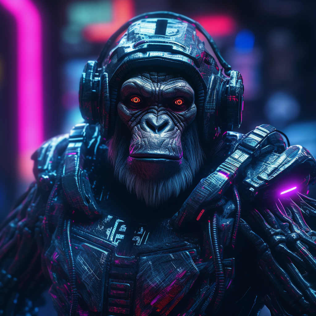 Picture of Collectible Cyberpunk Ape #33