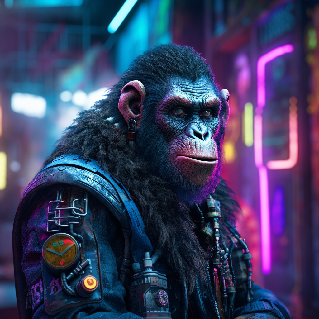 Picture of Collectible Cyberpunk Ape #31