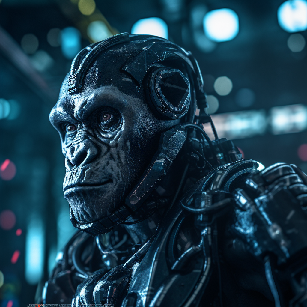 Picture of Collectible Cyberpunk Ape #254