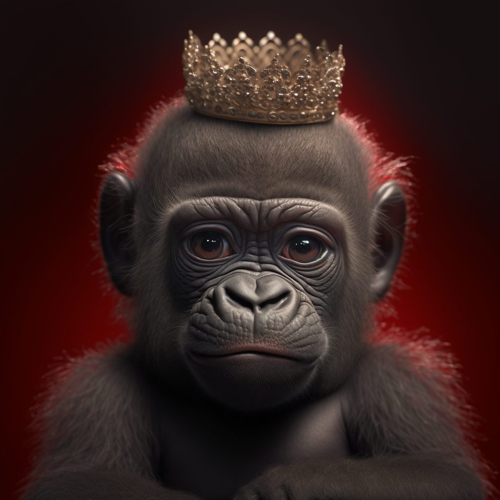 Picture of Collectible Red Sapphire Gorilla