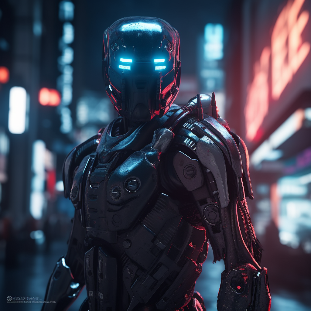 Picture of Collectible Cyberpunk Robot #94