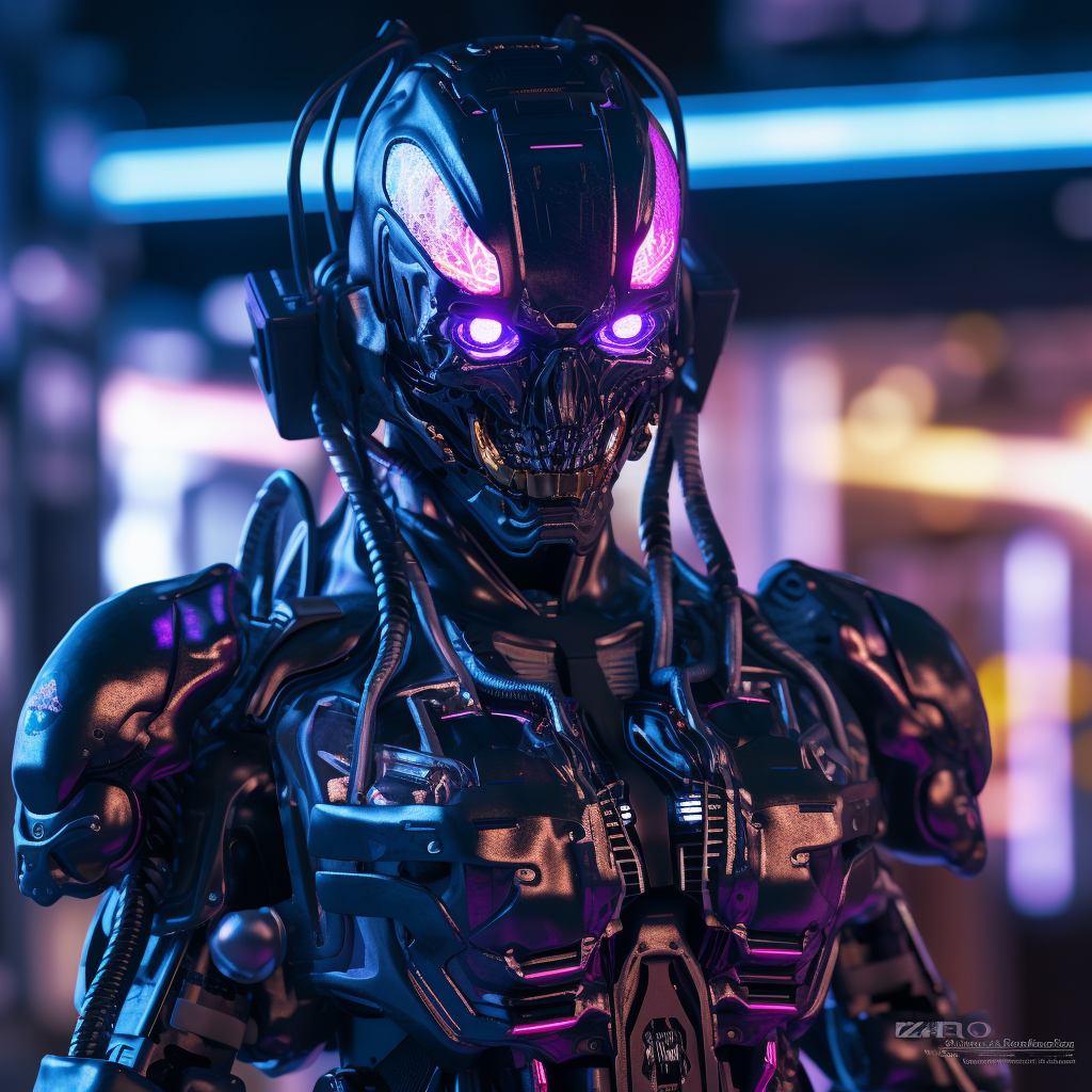 Picture of Collectible Cyberpunk Robot #113