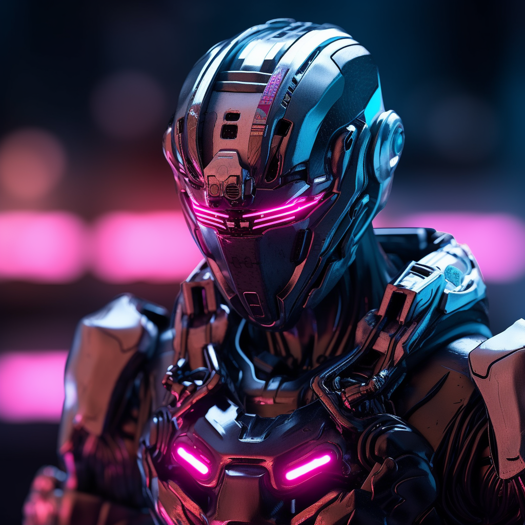 Picture of Collectible Cyberpunk Robot #237