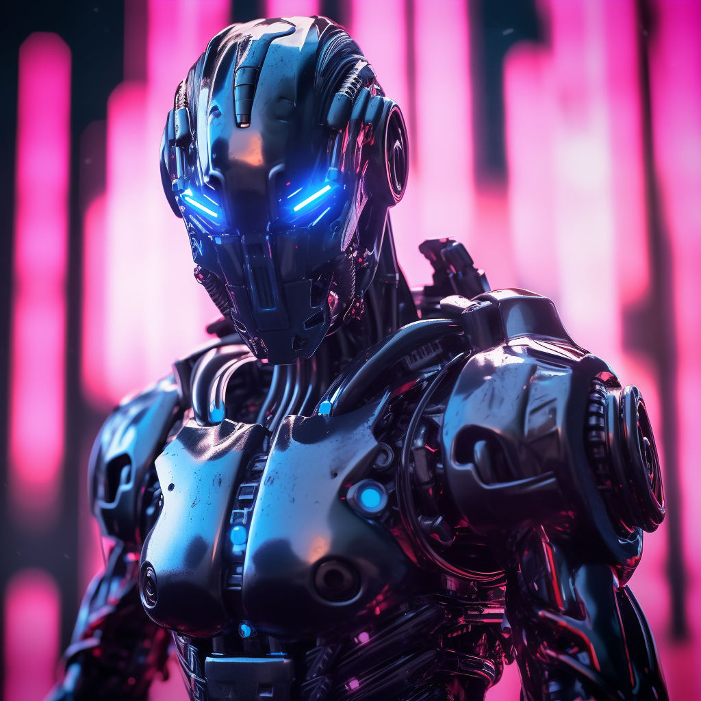 Picture of Collectible Cyberpunk Robot #236