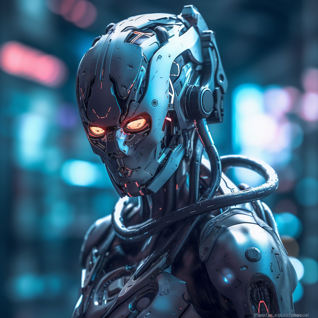 Picture of Collectible Cyberpunk Robot #195