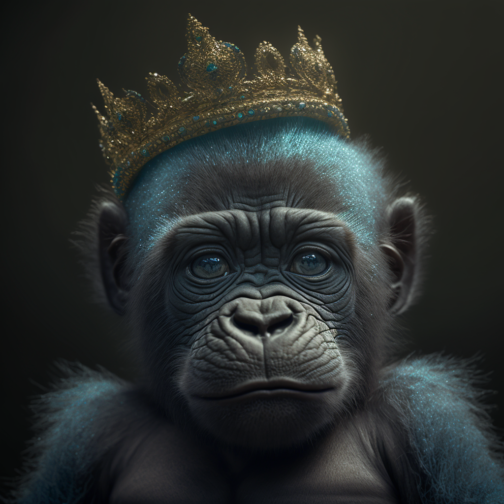 Picture of Collectible Blue Blooded Gorilla